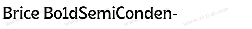 Brice Bo1dSemiConden字体转换